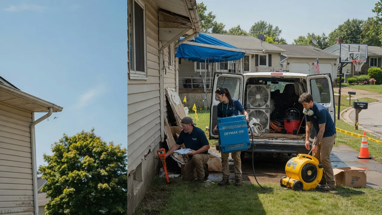Ceiling Leak Cleanup in Bloomingburg, OH near me