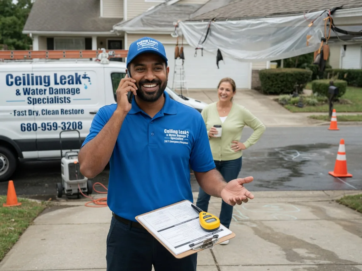 Ceiling Leak Cleanup Bloomingburg, OH FAQs